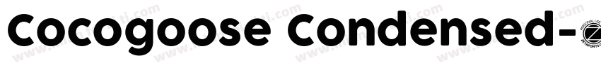 Cocogoose Condensed字体转换